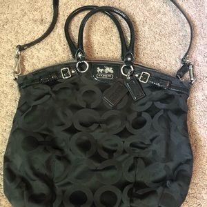 Black coach purse
